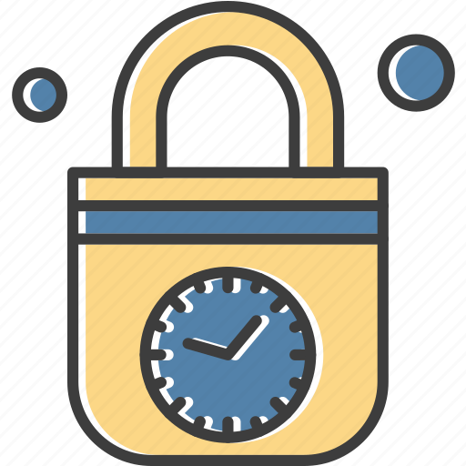Clock, lock, management, time icon - Download on Iconfinder