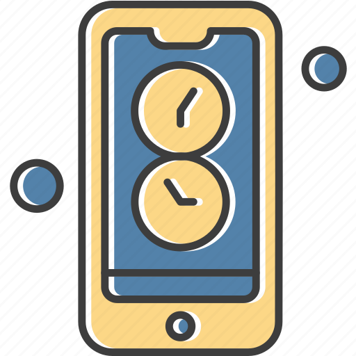 Clock, management, mobile, time icon - Download on Iconfinder