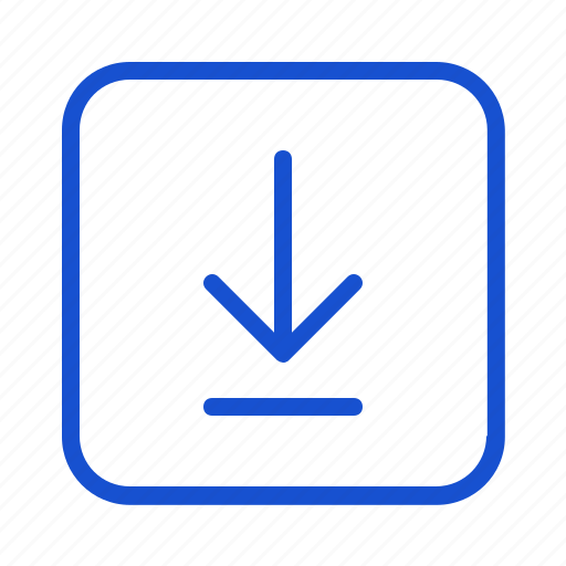 Arrow down, data, download, file, save icon - Download on Iconfinder