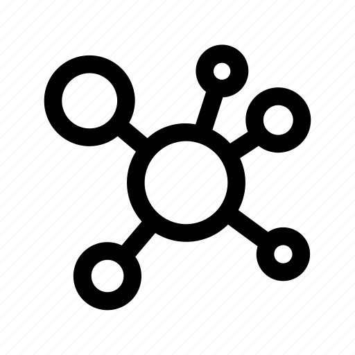 Atom, molecular, molecule, particle, science icon - Download on Iconfinder