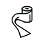 unrolling, toilet, paper, tissue, roll, soft 