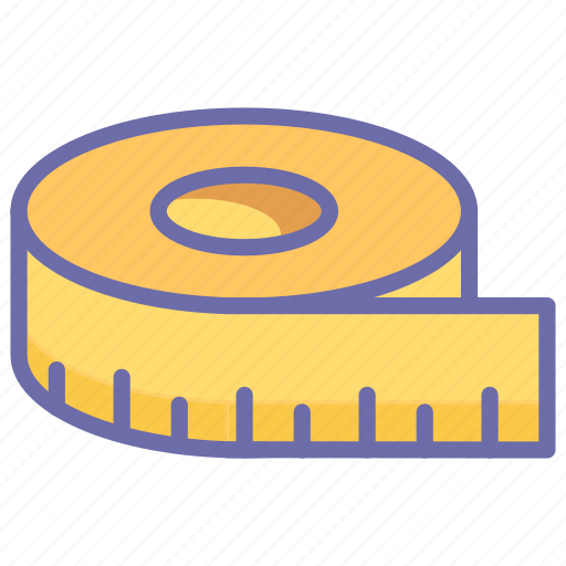 Centimeter, inch tape, measuring tape, scale, tailor, tape, tools icon - Download on Iconfinder