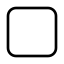 square, empty, rounded, corners 