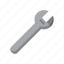 wrench, adjustable wrench, repair, construction, tool