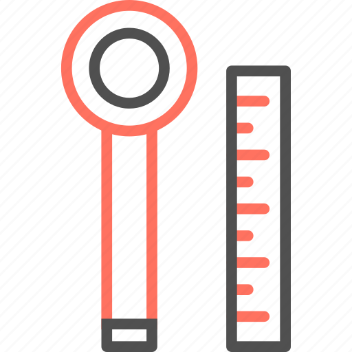 Measure, measurements, ruler, scale, tool, wrench icon - Download on Iconfinder
