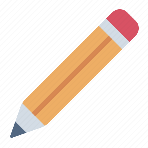 Pencil, draw, write, tool, stationary, edit, education icon - Download on Iconfinder