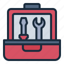 tool, toolkit, garage, fix, repair, construction, maintenance, tool box