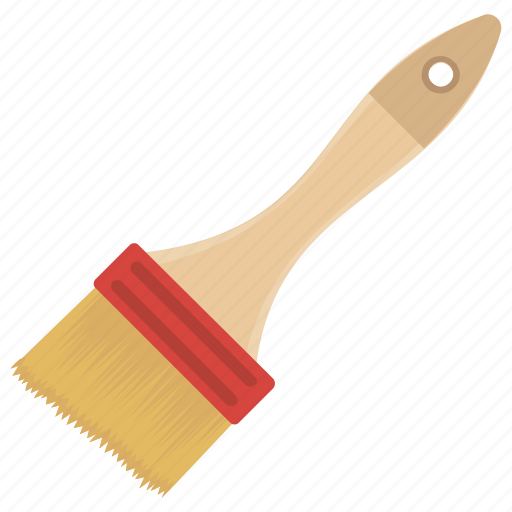 Home repair, paint accessory, paint tool, paintbrush, painting brush icon - Download on Iconfinder