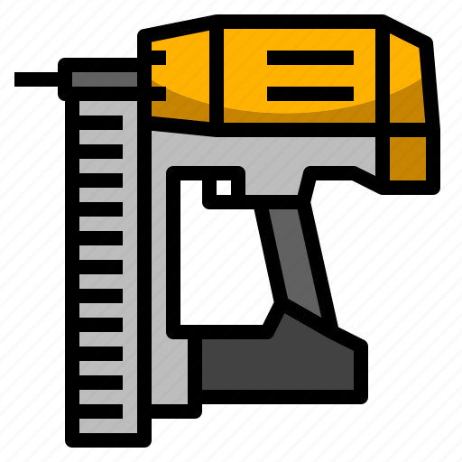 Finishing, machine, nailer, wood icon - Download on Iconfinder