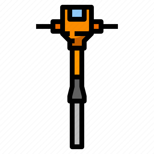 Concrete, construction, drill, hammer, jackhammer icon - Download on Iconfinder