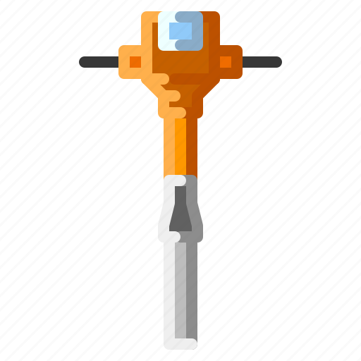 Concrete, construction, drill, hammer, jackhammer icon - Download on Iconfinder