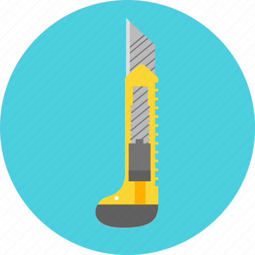 Cutter, construction, cutlery, equipment, knife, repair, tool icon - Download on Iconfinder