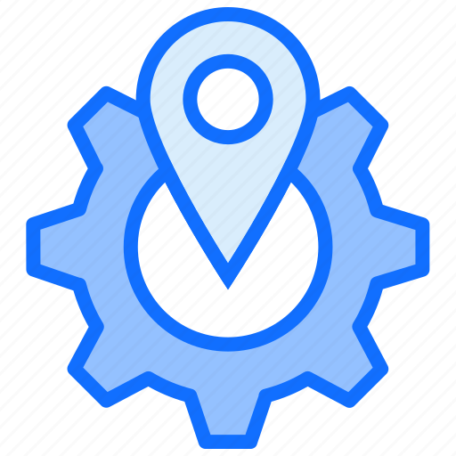 Construction, location, setting, option, gear icon - Download on Iconfinder