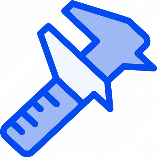 Building, caliper, ruler, tool, work icon - Download on Iconfinder