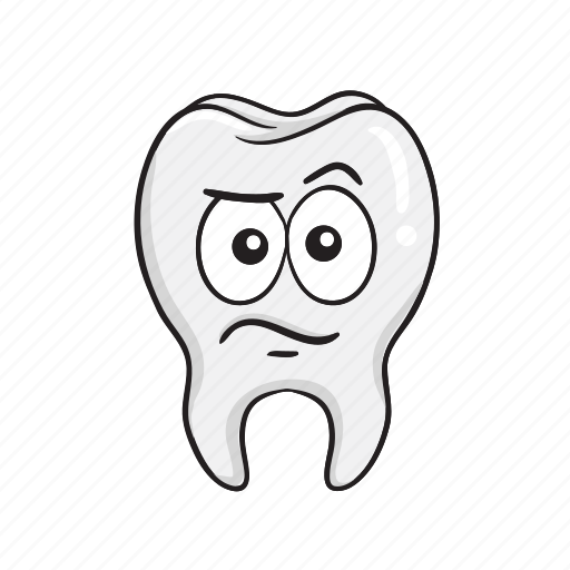 Cartoon, dental, dentist, emoji, smiley, tooth icon - Download on Iconfinder