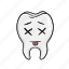 cartoon, dental, dentist, emoji, smiley, tooth 