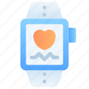heart track, heart rate, pulse, smartwatch, watch, telemedical, telemedicine, online doctor, notification