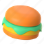 burger, hamburger, cheeseburger, fast food, food, cafe, restaurant, cafeteria, coffee shop 