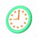 clock, wall clock, time, timer, schedule, stationery, office, school, supplies 