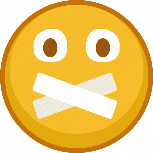 Emoji, emoticon, smile, taped, emoticons, silence, zipped icon - Download on Iconfinder