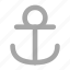 anchor, sea, marine, boat, ship 