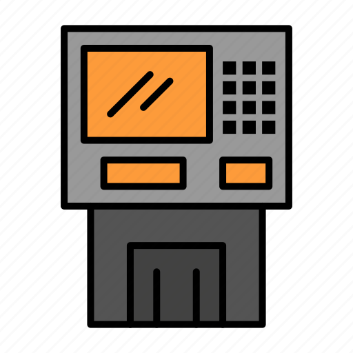 Money, finance, cashpoint, atm, dispenser, cash, machine icon - Download on Iconfinder
