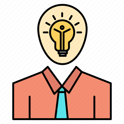 Growth, idea, light, man, success icon - Download on Iconfinder