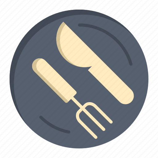 Dish, knife, lunch, spoon icon - Download on Iconfinder