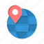globe, internet, location, map 