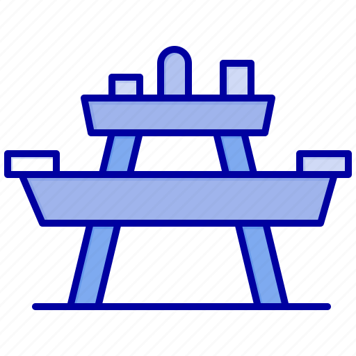Bench, food, park, picnic, seat icon - Download on Iconfinder