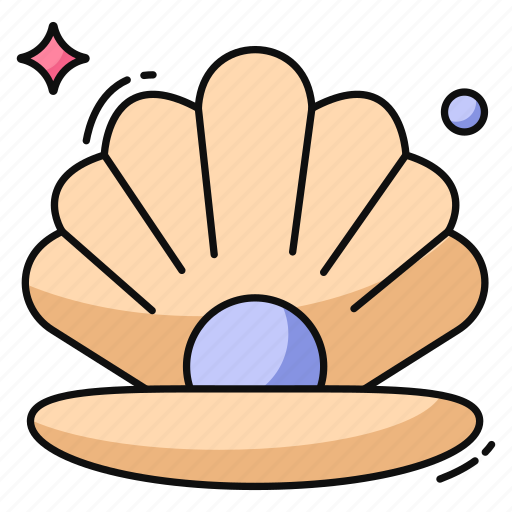 Seashell, shellfish, mollusk, shell, clam icon - Download on Iconfinder