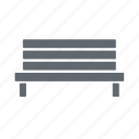 bench, park, rest, wooden