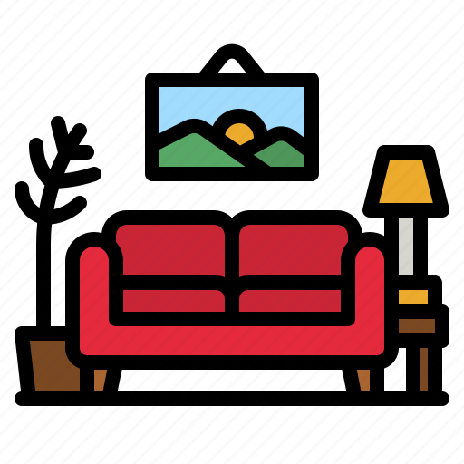 Furniture, living, room, interior, sofa icon - Download on Iconfinder