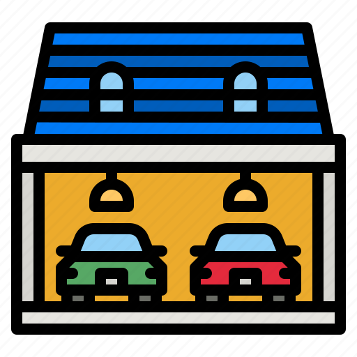 Garage, parking, car, park, building icon - Download on Iconfinder