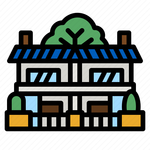 House, twin, estate, housing, building icon - Download on Iconfinder