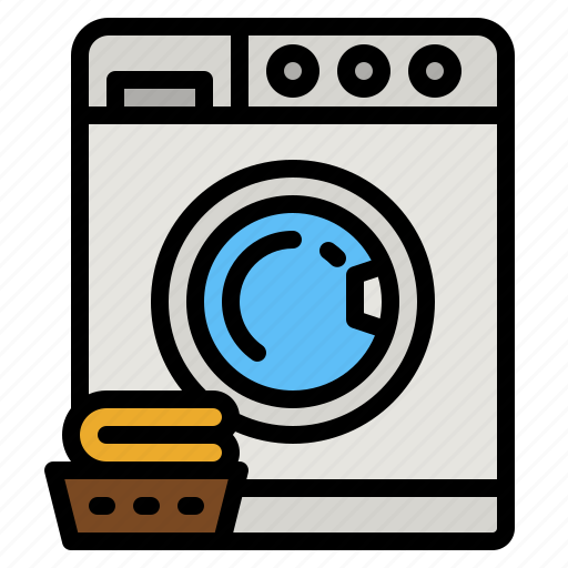 Laundry, washing, machine, cleaning, electrical icon - Download on Iconfinder