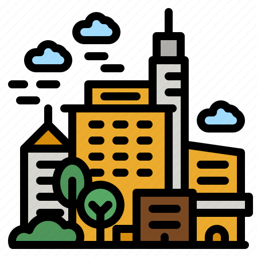 Urban, city, cityscape, metropolitan, building icon - Download on Iconfinder