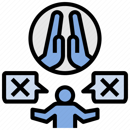 Ignore, inactive, neglect, never apologise icon - Download on Iconfinder