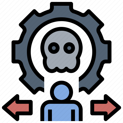 Action, bad, behavior, skull, toxic, toxic behavior icon - Download on Iconfinder