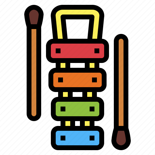 Instrument, music, toy, xylophone icon - Download on Iconfinder