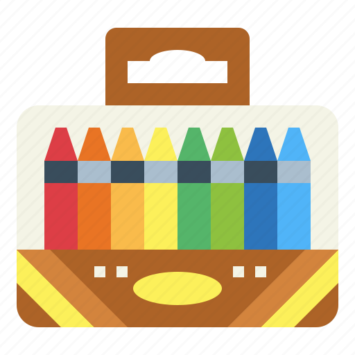 Crayon, education, material, school, toy icon - Download on Iconfinder