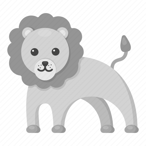 Animal, lion, mammal, predator, unrealistic, wild, zoo icon - Download on Iconfinder