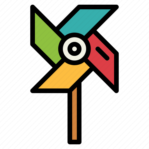 Mill, pinwheel, wind, windmill icon - Download on Iconfinder