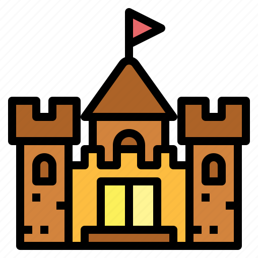 Building, castle, fortress, medieval icon - Download on Iconfinder