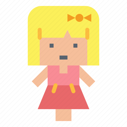 Childhood, doll, girl, toy icon - Download on Iconfinder
