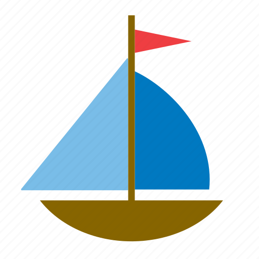 Game, kids, sailboat, toy, transport, wooden icon - Download on Iconfinder