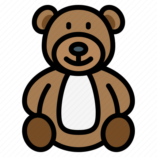 Bear, doll, toy, play, kid, child, teddy icon - Download on Iconfinder