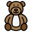 bear, doll, toy, play, kid, child, teddy 