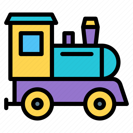 Train, toy, play, child, kid, railway, baby icon - Download on Iconfinder