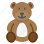bear, doll, toy, play, kid, child, teddy 
